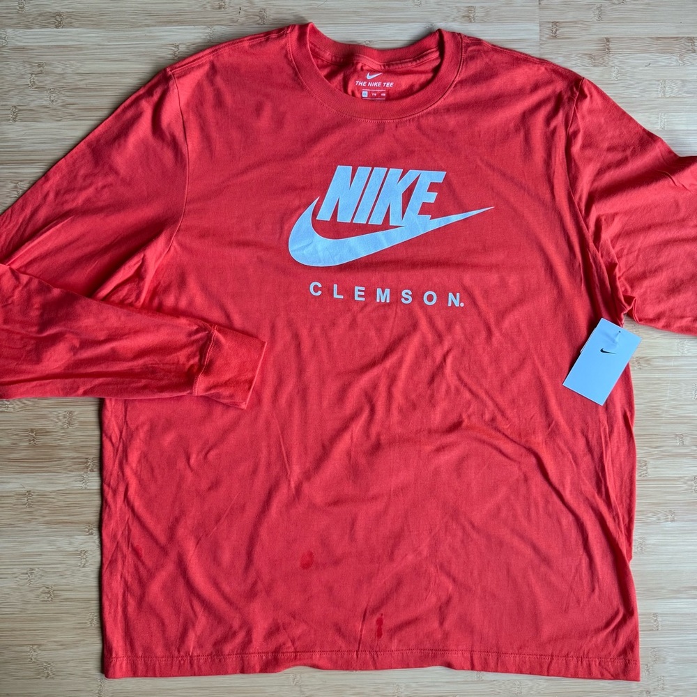 🖤MENS NIKE Clemson 🖤🧡 long sleeved tee - XXL